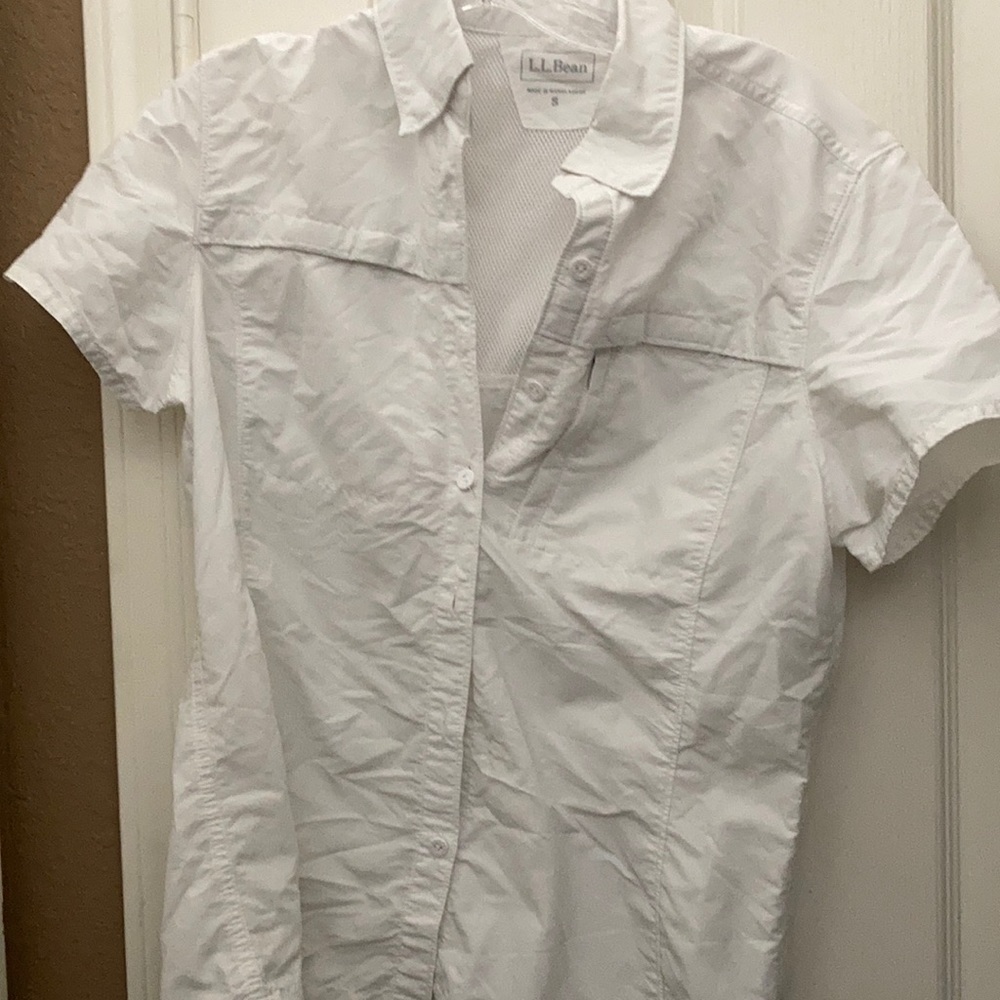 FINAL MARKDOWN Ladies l l bean blouse small